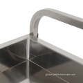 Stainless Steel Cleaning Trolley Stainless Steel Dish Bowl Collecting Trolley Supplier